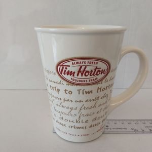 Tim Hortons Porcelain Mug 2009 **LIMITED EDITION**